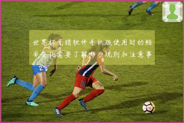 世界杯竞猜软件手机版使用时的赔率变化需要了解哪些规则和注意事项