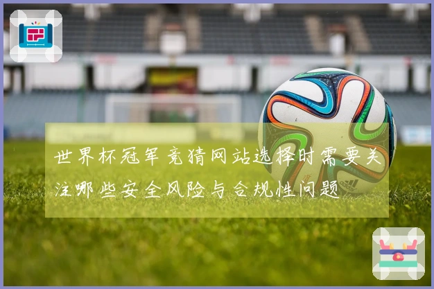 世界杯冠军竞猜网站选择时需要关注哪些安全风险与合规性问题