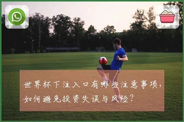 世界杯下注入口有哪些注意事项，如何避免投资失误与风险？